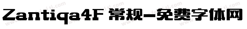 Zantiqa4F 常规字体转换